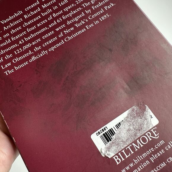 Biltmore Estate 3D Christmas Ornament House Carriage Cutout Gold Finish 2006 - Picture 8 of 16